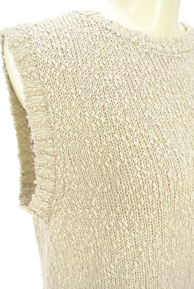 クリックで大画像表示 BABYLONE(バビロン)の古着「バックスリットニットベスト(ベスト・ジレ)」大画像4へ