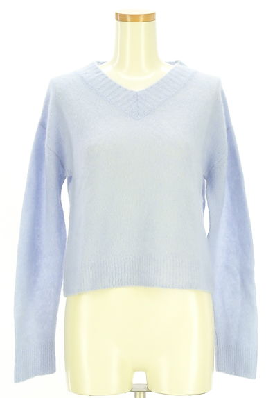 クリックで大画像表示 BABYLONE(バビロン)の古着「カシミヤ混Vネックニット(ニット)」大画像1へ