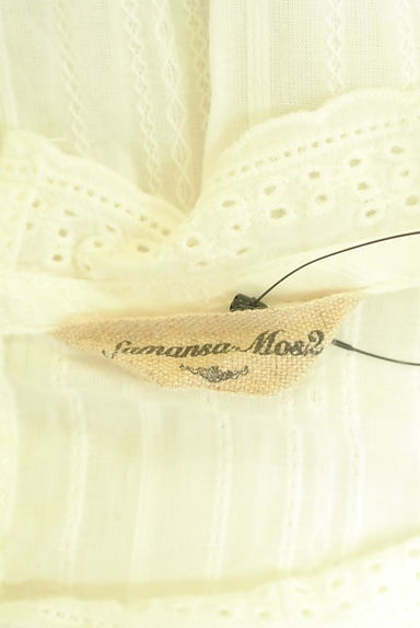 クリックで大画像表示 Samansa Mos2(サマンサモスモス)の古着「レースブラウス(カットソー・プルオーバー)」大画像6へ