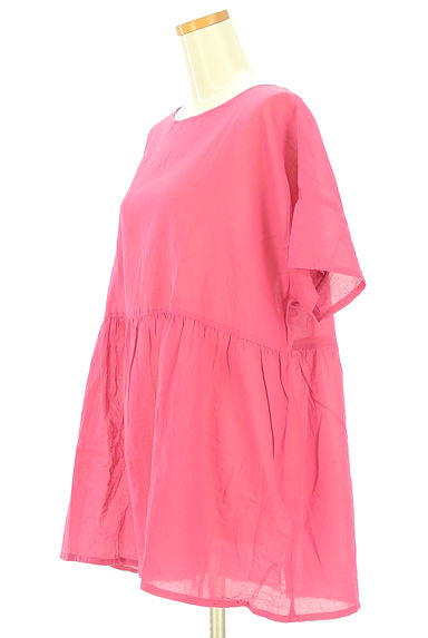 クリックで大画像表示 SM2(サマンサモスモス)の古着「コットンチュニック(カットソー・プルオーバー)」大画像3へ