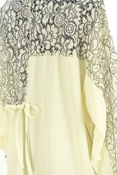 OSMOSIS（オズモーシス）の古着「レース切替シャツチュニック（ワンピース・チュニック）」大画像５へ