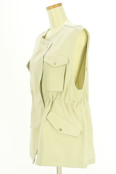 クリックで大画像表示 OSMOSIS(オズモーシス)の古着「loaf ドロストノーカラーベスト(ベスト・ジレ)」大画像3へ