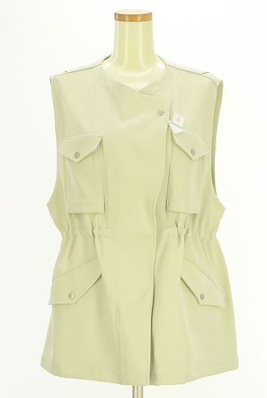 クリックで大画像表示 OSMOSIS(オズモーシス)の古着「loaf ドロストノーカラーベスト(ベスト・ジレ)」大画像4へ