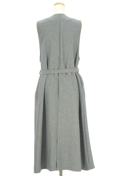 OSMOSIS（オズモーシス）の古着「loaf ベルト付きアシメロングベスト（ベスト・ジレ）」大画像２へ