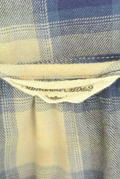 クリックで大画像表示 SM2(サマンサモスモス)の古着「チェック柄ロングシャツワンピース(ワンピース・チュニック)」大画像6へ