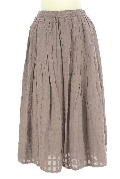 クリックで大画像表示 SM2(サマンサモスモス)の古着「チェックミモレスカート(ロングスカート・マキシスカート)」大画像1へ