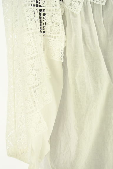 Samansa Mos2（サマンサモスモス）の古着「レース切替ブラウス（ブラウス）」大画像５へ