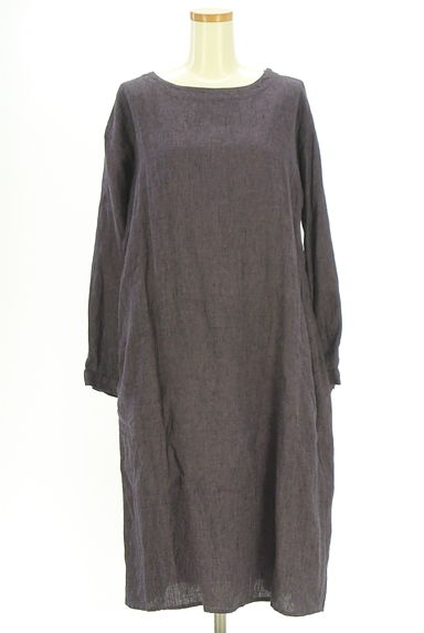 クリックで大画像表示 SM2(サマンサモスモス)の古着「リネンロングワンピース(ワンピース・チュニック)」大画像1へ