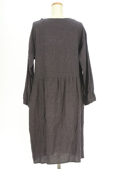 クリックで大画像表示 SM2(サマンサモスモス)の古着「リネンロングワンピース(ワンピース・チュニック)」大画像2へ