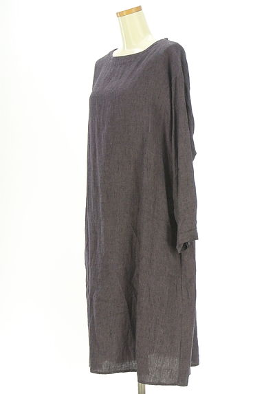 クリックで大画像表示 SM2(サマンサモスモス)の古着「リネンロングワンピース(ワンピース・チュニック)」大画像3へ
