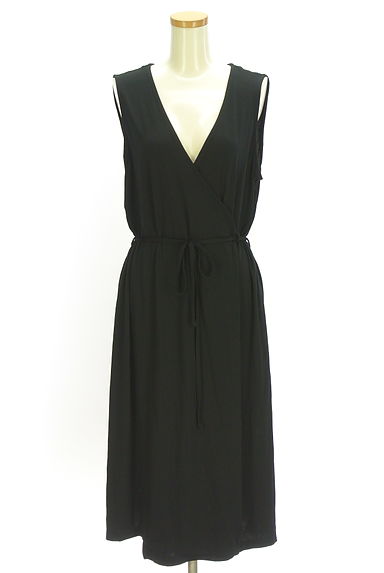 クリックで大画像表示 AZUL BY MOUSSY(アズールバイマウジー)の古着「ベルト付きカシュクールジレ(ベスト・ジレ)」大画像1へ