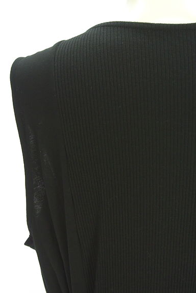 クリックで大画像表示 AZUL BY MOUSSY(アズールバイマウジー)の古着「ベルト付きカシュクールジレ(ベスト・ジレ)」大画像4へ