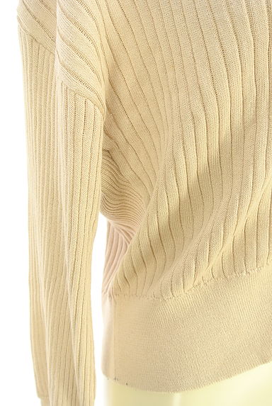 AZUL BY MOUSSY（アズールバイマウジー）の古着「リブニットカーディガン（カーディガン・ボレロ）」大画像５へ