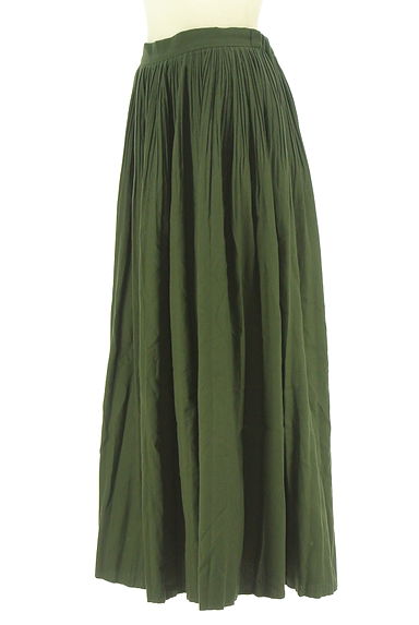 AZUL BY MOUSSY（アズールバイマウジー）の古着「タックプリーツロングスカート（ロングスカート・マキシスカート）」大画像３へ