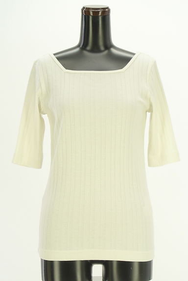 AZUL BY MOUSSY（アズールバイマウジー）の古着「前後着リブカットソー（ニット）」大画像１へ