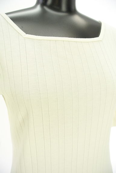 AZUL BY MOUSSY（アズールバイマウジー）の古着「前後着リブカットソー（ニット）」大画像４へ