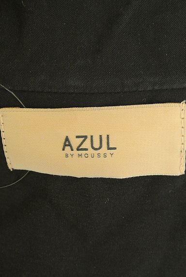 クリックで大画像表示 AZUL BY MOUSSY(アズールバイマウジー)の古着「オープンカラーロングフレアワンピース(ワンピース・チュニック)」大画像6へ