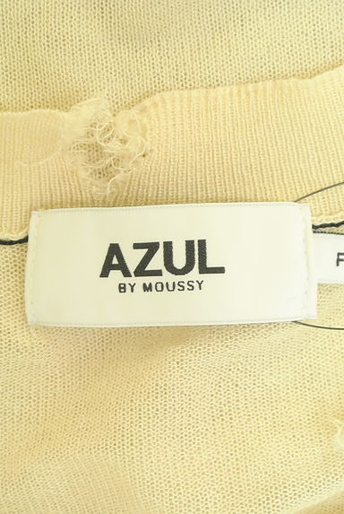 AZUL BY MOUSSY（アズールバイマウジー）の古着「ダメージシアーニット（ニット）」大画像６へ