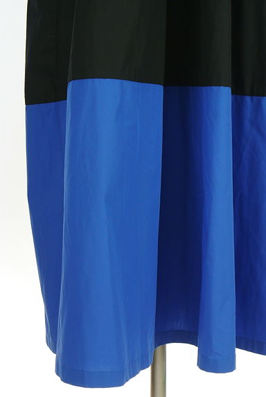 クリックで大画像表示 AZUL BY MOUSSY(アズールバイマウジー)の古着「バイカラーロングキャミワンピース(キャミワンピース)」大画像5へ