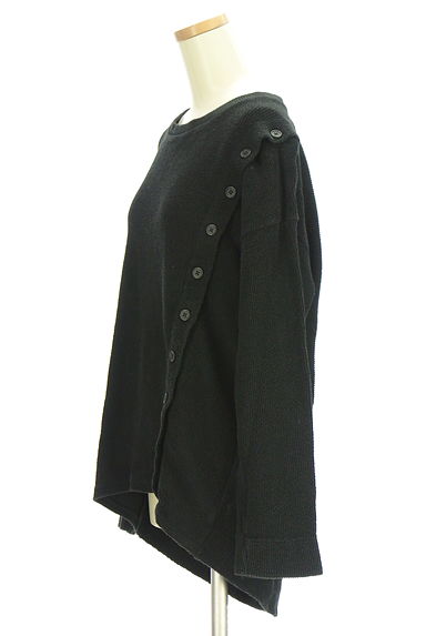 クリックで大画像表示 AZUL BY MOUSSY(アズールバイマウジー)の古着「アシメニット(ニット)」大画像3へ