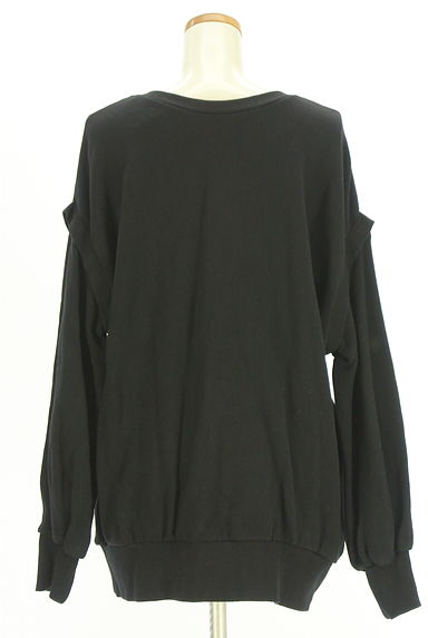 AZUL BY MOUSSY（アズールバイマウジー）の古着「前後2WAYスウェットトップス（カーディガン・ボレロ）」大画像２へ