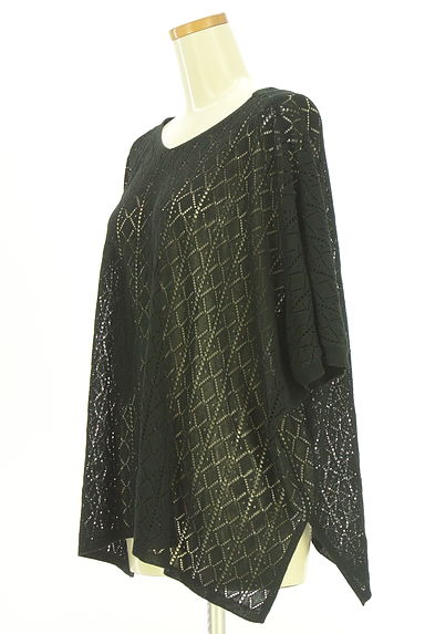 クリックで大画像表示 AZUL BY MOUSSY(アズールバイマウジー)の古着「バックレースアップ透かしニット(ニット)」大画像3へ