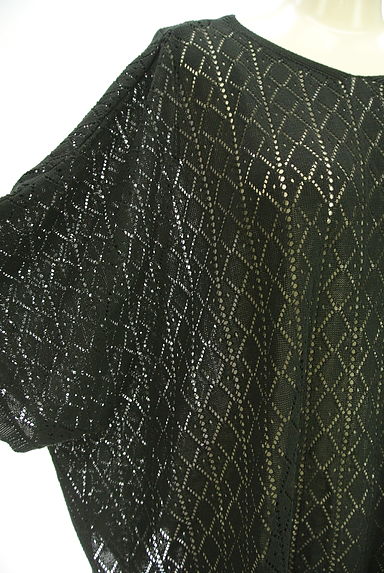 クリックで大画像表示 AZUL BY MOUSSY(アズールバイマウジー)の古着「バックレースアップ透かしニット(ニット)」大画像4へ