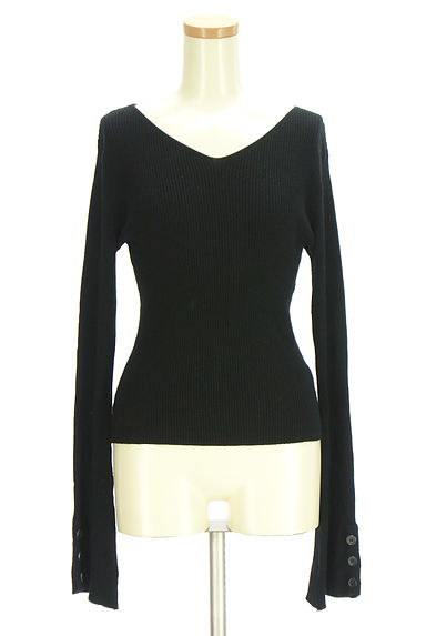 AZUL BY MOUSSY（アズールバイマウジー）の古着「ロングスリーブニット（ニット）」大画像１へ