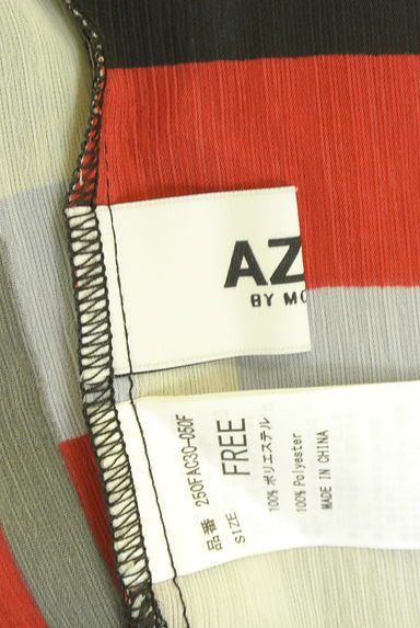 AZUL BY MOUSSY（アズールバイマウジー）の古着「幾何学模様シフォンブラウス（ブラウス）」大画像６へ