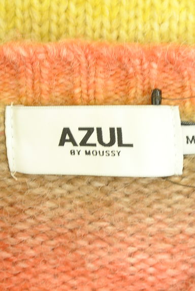 クリックで大画像表示 AZUL BY MOUSSY(アズールバイマウジー)の古着「ボリューム袖モックネックニット(セーター)」大画像6へ