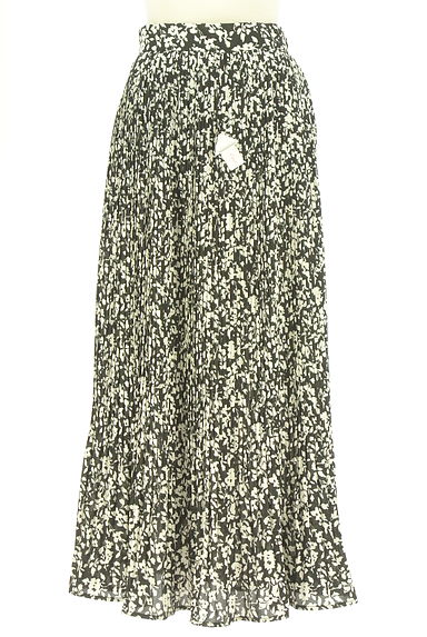 クリックで大画像表示 AZUL BY MOUSSY(アズールバイマウジー)の古着「花柄シフォンプリーツスカート(ロングスカート・マキシスカート)」大画像4へ