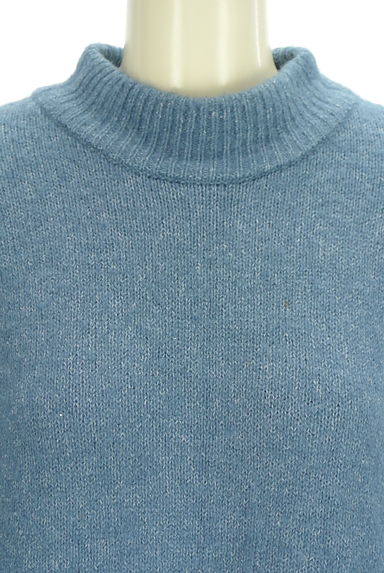 クリックで大画像表示 AZUL BY MOUSSY(アズールバイマウジー)の古着「スリットロングニットワンピース(ワンピース・チュニック)」大画像4へ