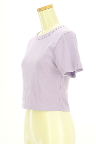 クリックで大画像表示 AZUL BY MOUSSY(アズールバイマウジー)の古着「半そでテレコリブTシャツ(Tシャツ)」大画像3へ