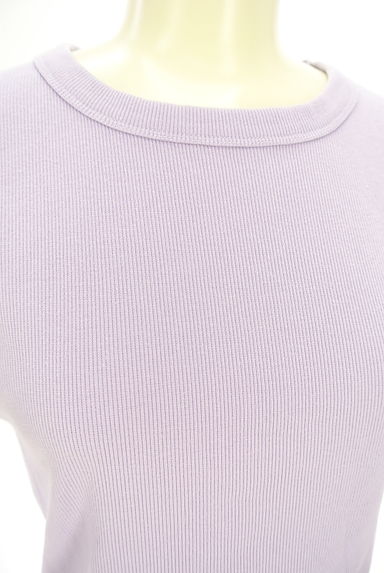 AZUL BY MOUSSY（アズールバイマウジー）の古着「半そでテレコリブTシャツ（Ｔシャツ）」大画像４へ