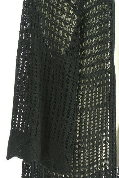 AZUL BY MOUSSY（アズールバイマウジー）の古着「ローゲージニットカーディガン（カーディガン・ボレロ）」大画像４へ