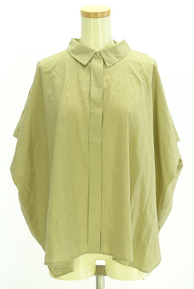 クリックで大画像表示 AZUL BY MOUSSY(アズールバイマウジー)の古着「フレンチスリーブシャツ(ブラウス)」大画像1へ