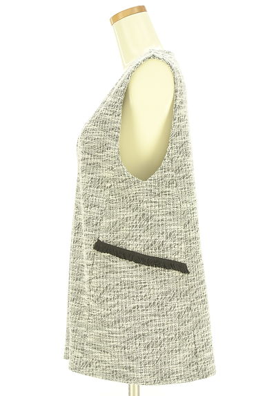 クリックで大画像表示 AZUL BY MOUSSY(アズールバイマウジー)の古着「ラメMIXベスト(ベスト・ジレ)」大画像3へ