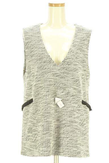 クリックで大画像表示 AZUL BY MOUSSY(アズールバイマウジー)の古着「ラメMIXベスト(ベスト・ジレ)」大画像4へ