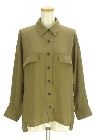 AZUL BY MOUSSY（アズールバイマウジー）の古着「カラーシャツ（ブラウス）」大画像１へ