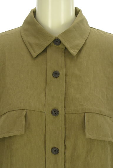 AZUL BY MOUSSY（アズールバイマウジー）の古着「カラーシャツ（ブラウス）」大画像４へ