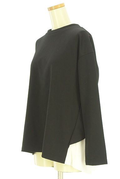 クリックで大画像表示 AZUL BY MOUSSY(アズールバイマウジー)の古着「後ろレイヤード風カットソー(カットソー・プルオーバー)」大画像3へ