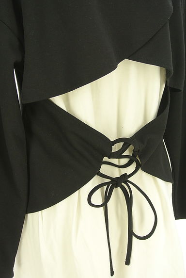 クリックで大画像表示 AZUL BY MOUSSY(アズールバイマウジー)の古着「後ろレイヤード風カットソー(カットソー・プルオーバー)」大画像5へ