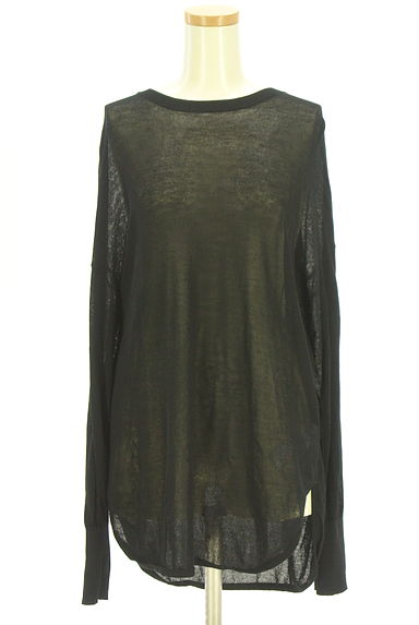 AZUL BY MOUSSY（アズールバイマウジー）の古着「シースルーロングニット（ニット）」大画像１へ