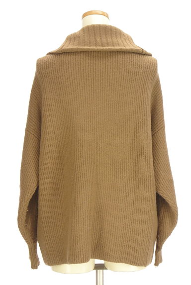 クリックで大画像表示 AZUL BY MOUSSY(アズールバイマウジー)の古着「ビッグカラーハーフジップニット(セーター)」大画像2へ