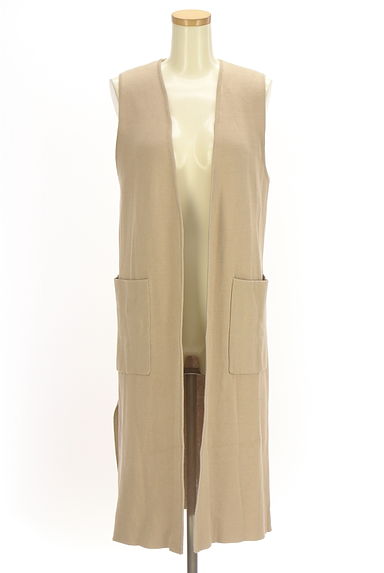 AZUL BY MOUSSY（アズールバイマウジー）の古着「バックベルトロングジレ（ベスト・ジレ）」大画像１へ