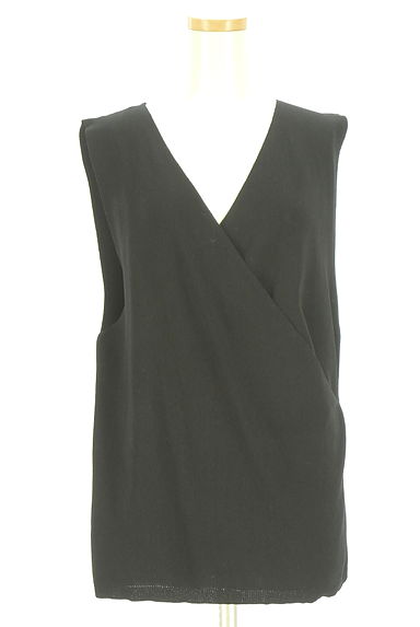 AZUL BY MOUSSY（アズールバイマウジー）の古着「ベルト付きカシュクールニット（ニット）」大画像４へ