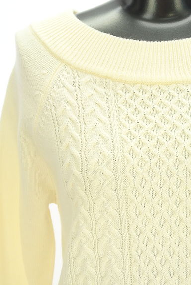 クリックで大画像表示 anySiS(エニィスィス)の古着「ケーブル編みニットトップス(ニット)」大画像4へ