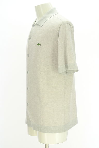 クリックで大画像表示 LACOSTE(ラコステ)の古着「襟付き半そでニットカーディガン(カーディガン)」大画像3へ