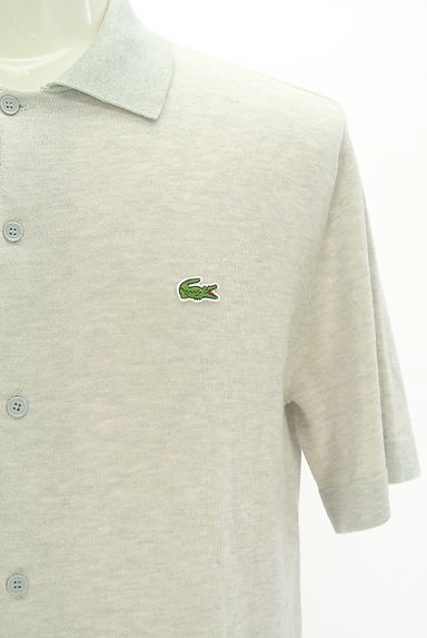 クリックで大画像表示 LACOSTE(ラコステ)の古着「襟付き半そでニットカーディガン(カーディガン)」大画像4へ