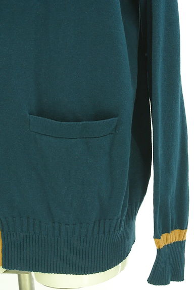 クリックで大画像表示 FRAPBOIS(フラボア)の古着「ライン入りVネックニットカーディガン(カーディガン)」大画像5へ